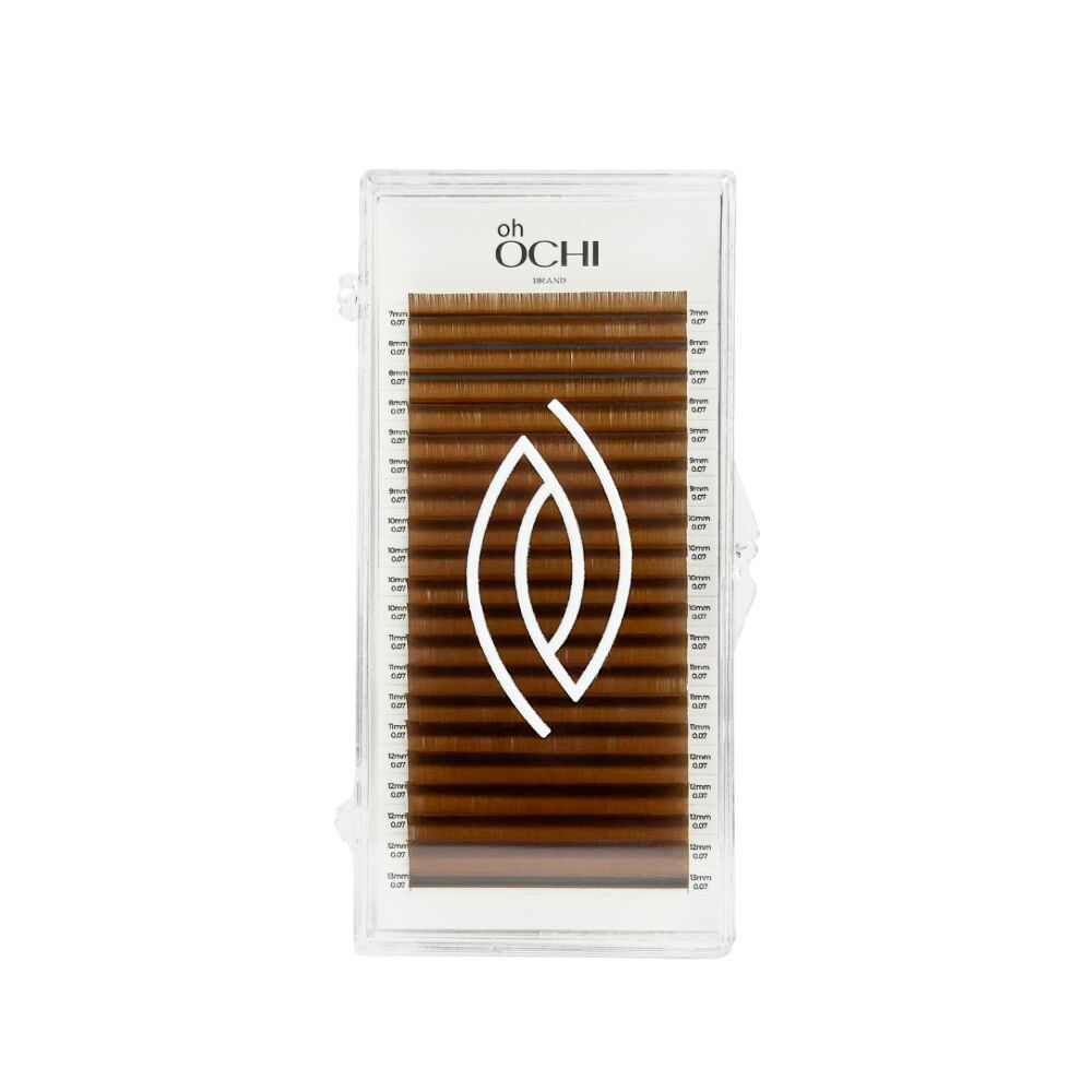 oh OCHI - Honey Brown Eyelashes MIX 20 Lines