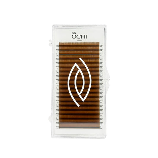 oh OCHI - Honey Brown Eyelashes MIX 20 Lines