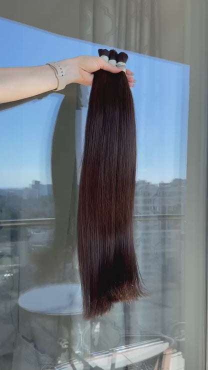 BÉA - Slavic Luxury s Hair Extensions " Dark and Brown "