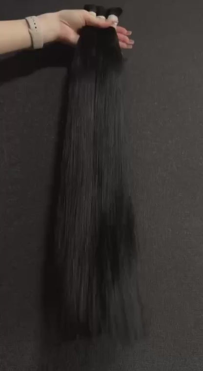 BÉA - Slavic Luxury s Hair Extensions " Dark and Brown "