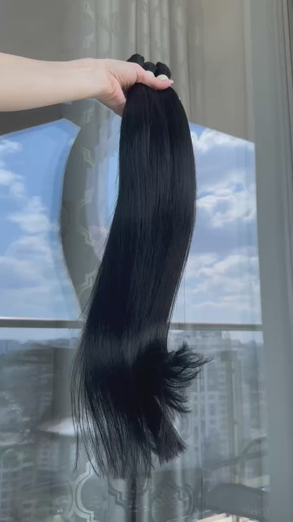 BÉA - Slavic Luxury s Hair Extensions " Dark and Brown "