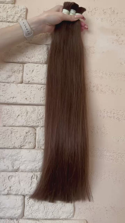 BÉA - Slavic Luxury s Hair Extensions " Dark and Brown "
